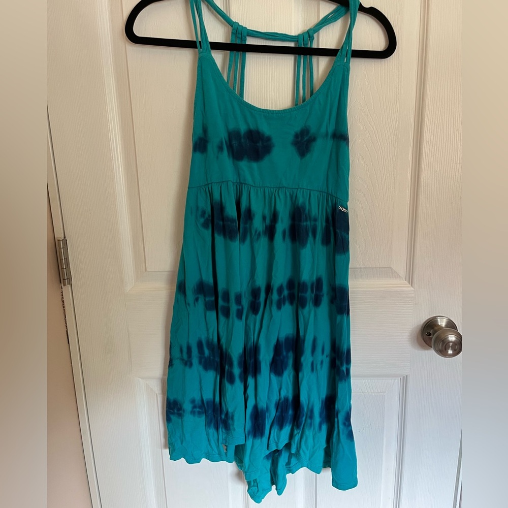 Strappy tie dye dress or cover up